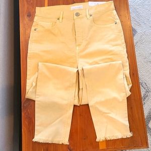 Loft high waist skinny crop jeans